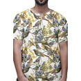 thumbnail image 4 of Atasi Kurta Courte Ajustée en Coton Cambric Imprimé Col Trou de Serrure Chemise Décontractée, 4 of 5