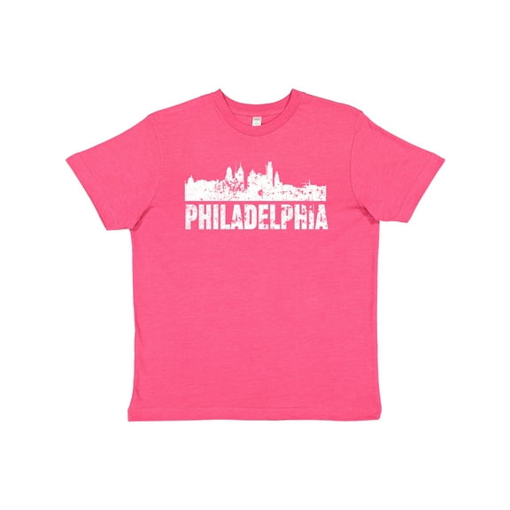 Inktastic Philadelphia Skyline Grunge Youth T-Shirt