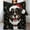 Flannel Blanket Border Collie Christmas blanket 30"x40" 1, variant on GXFC Christmas Elves Decorating Tree blanket, comfortable and soft, warm casual blanket, printed design, winter sofa dormitory home decoration, must-have travel product. Size is 40x50 inches.