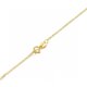thumbnail image 1 of Plata chapada en oro Universal Flash O en forma de cadena Collarbone Cadena S925 pura plata joyería colgante, 1 of 2