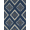 Navy Blue, Pattern 13, variant on ODIKA Abstract Brushstroke Interlocking Wave Motif Accessories Navy Long Refined Stain Resistant Low Profile for Dorm Room, Small Living Apartment