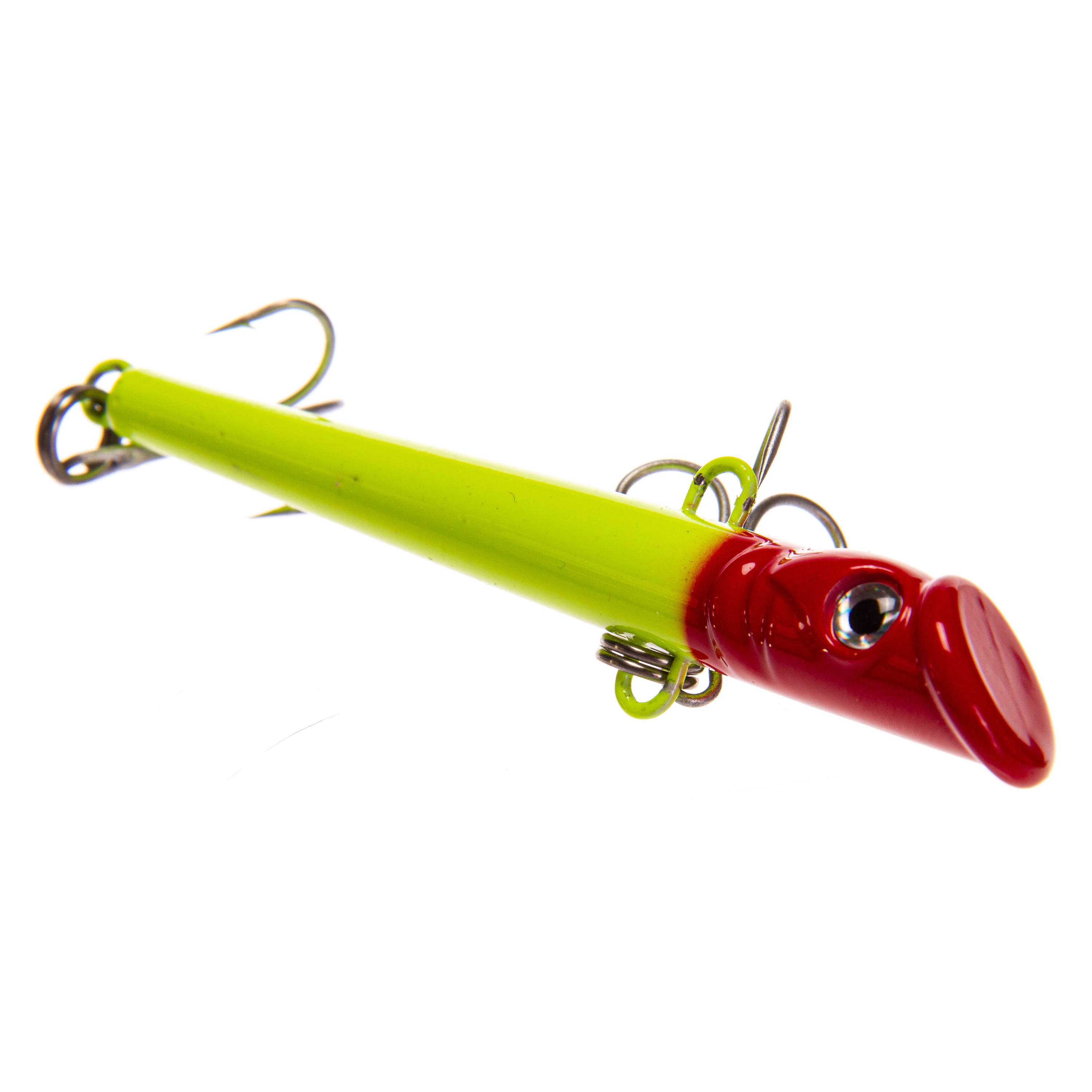 Ozark Trail Saltwater Jigging Fishing Lure, Red/Chartreuse, 1 oz