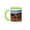 Green/White, variant on 3drose, Sorrel River Ranch, Moab, Utah, Us - Us45 Rsc0027 - Roddy Scheer, 11oz Two-tone Yellow Mug