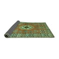 thumbnail image 2 of Ahgly Company Indoor Rectangle Geometric Turquoise Blue Traditional Area Rugs, 6' x 9', 2 of 4