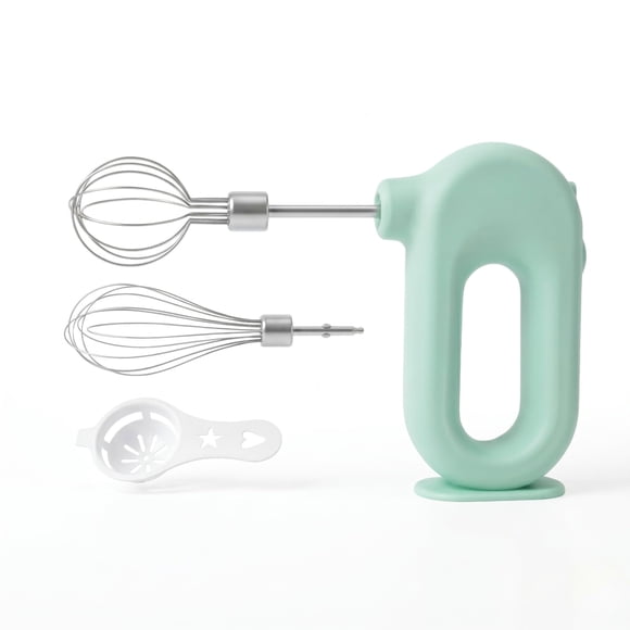 Batidora de mano mini inalámbrica Wynboop, recargable por USB, 4 velocidades