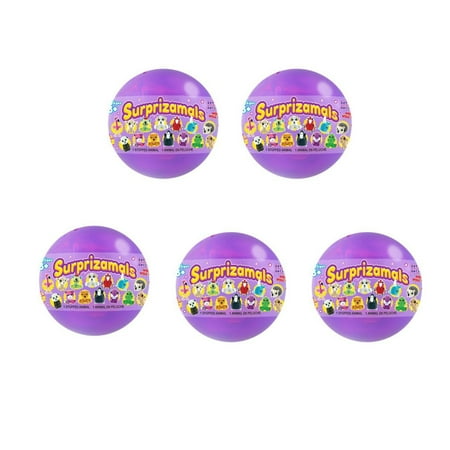 Surprizamals, 5-Pack - Mystery Balls with Collectible Plush Toy (Series 7)