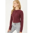 thumbnail image 2 of Buttoned Cable Knit Cardigan Long Sleeve Sweater S, 2 of 7