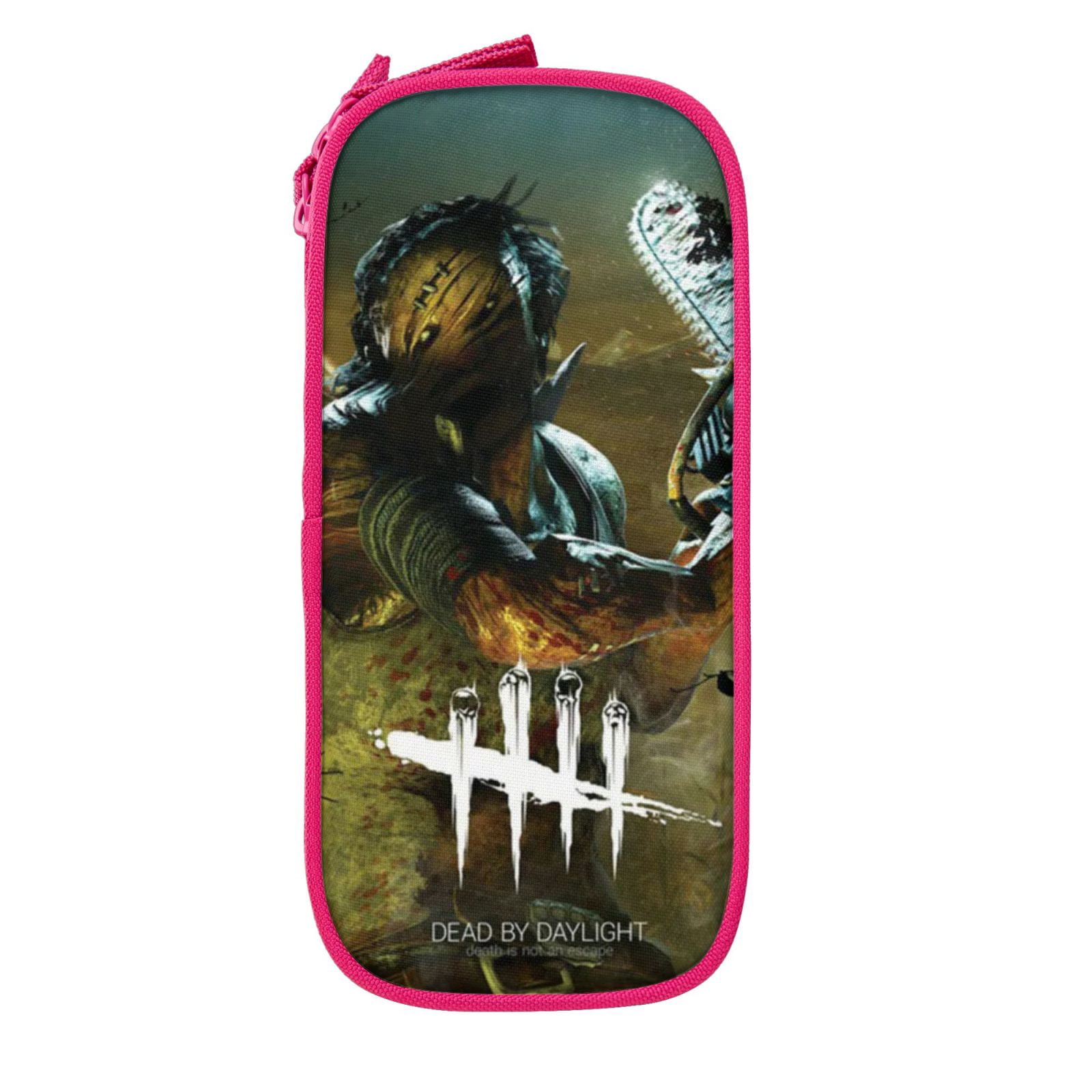 Dead By Daylight Dbd Pencil Case Large Capacity Pencil Pouch Pen Bag Office Stationery Organizer Travel Makeup Bag Pink