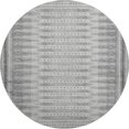 thumbnail image 2 of Addison Rugs Mayfield Premium Machine Washable Transitional Border Gray Round Rug, 8' x 8', 2 of 6