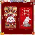 thumbnail image 4 of thinsony Année du Lapin Style National Créatif Tête de Lion Enveloppe Rouge, 4 of 9