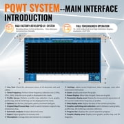 PQWT Underground Water Detector, Up to 10498ft (3200m) Professional Water Well Finder Detector, Large Touchscreen Auto Mapping Well Detector with Carry Case