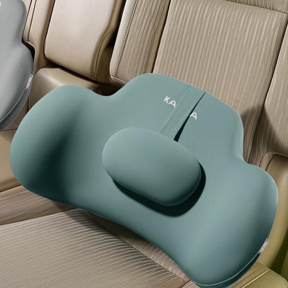 Outoloxit Memory Foam Lumbar Support Cushion for Car Seat, Back Pain Relief, Office Chair & Home Use, Ergonomic Lower Back Pillow, 21. 65x17.7in