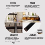 Black Twin Over Twin Metal Bunk Bed with Ladder,High Guardrails Storage Space,Split-Friendly Design,Noise-Free Sturdy Frame,Space-Saving Bed Frames for Twin Size Bed