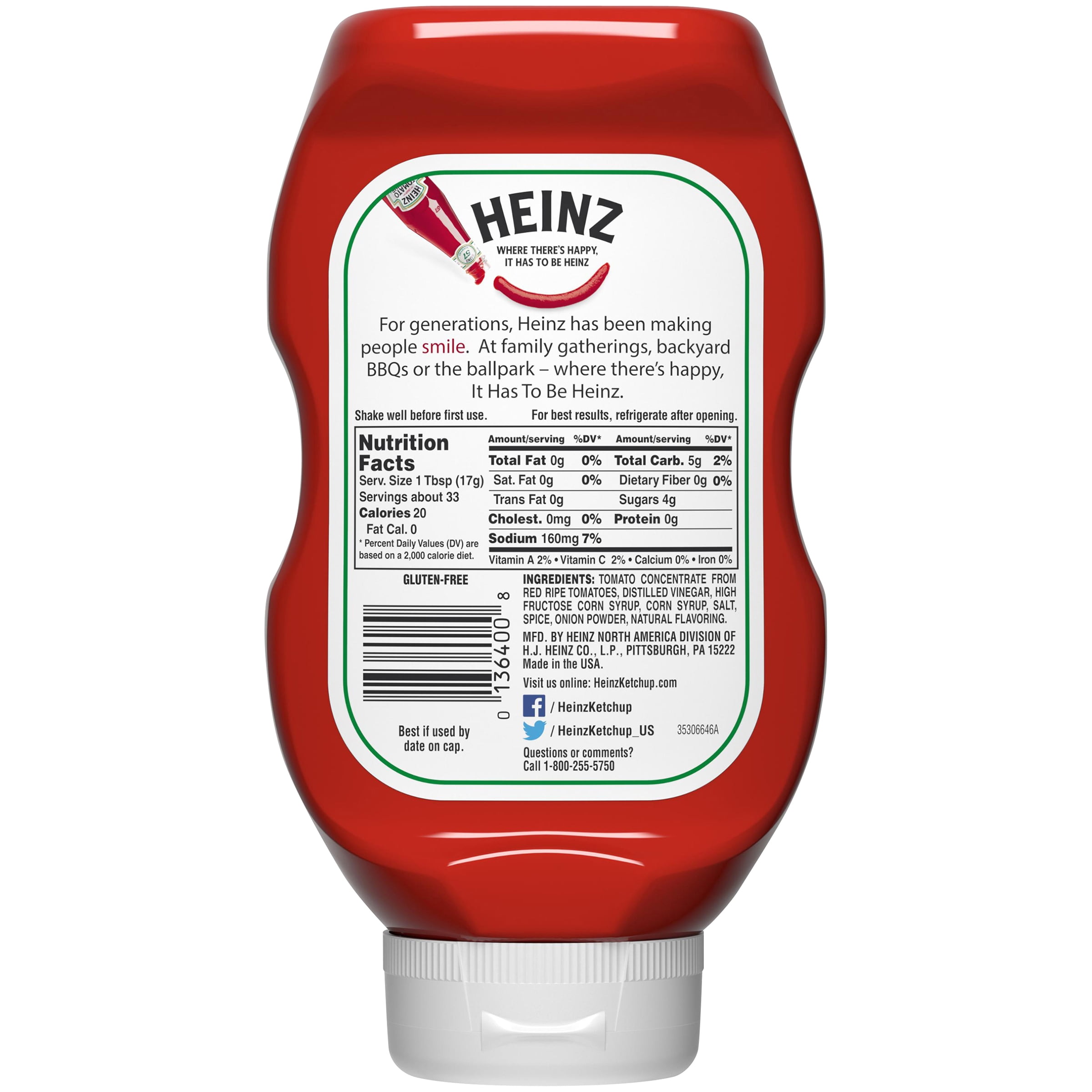 Heinz Ketchup Nutrition Information Besto Blog