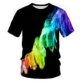 thumbnail image 1 of WEAIXIMIUNG T-Shirt Étoile Mode Décontractée à Manches Courtes d'Été pour Femmes de Noël, 1 of 4