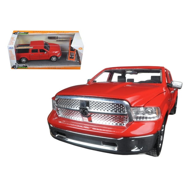 Jada 2014 Dodge Ram 1500 Pick-Up Rouge Juste des Camions avec des Roues Supplémentaires 1/24 Modèle Moulé sous Pression