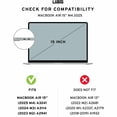 thumbnail image 3 of UAG MacBook Air 15" Case M5 2026 M4 2025 M3 2024 - Rugged One Piece Hardshell Transparent Clear Scratch Resistant Protective Cover, Essential Armor Ice, 3 of 8
