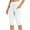 White, variant on Women's Yoga Capris Women's Knee Length Leggings High Waisted Yoga Workout Exercise Capris for Casual Summer with Pockets