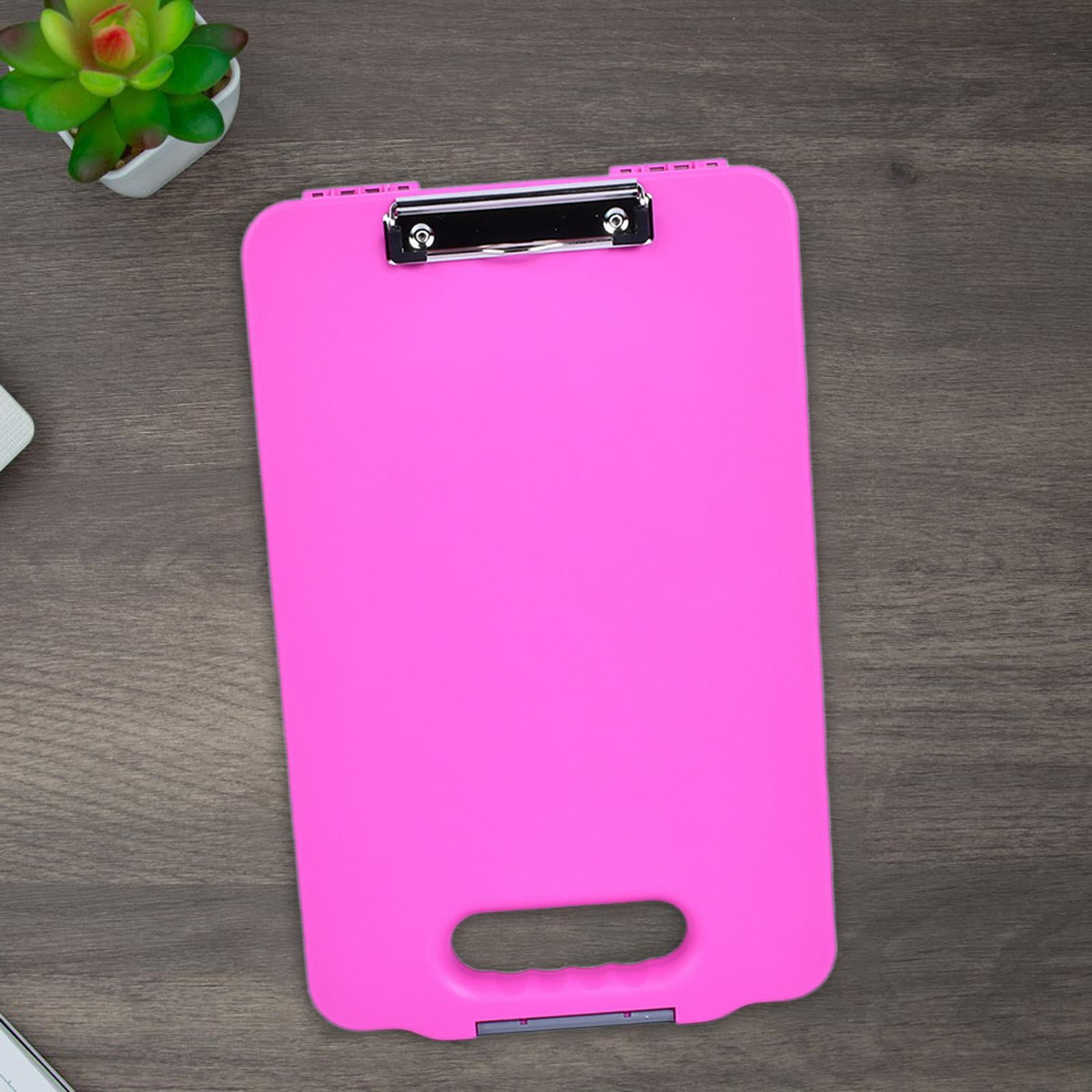 Colaxi Clipboard with Storage Document Case A4 Binder for Restaurant School Red