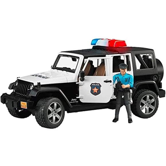 Bruder Toys - Vehiculo policial realista Jeep Wrangler Unlim Bruder Toys Bruder Toys