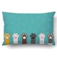 thumbnail image 1 of Funda de almohada ABPHQTO gato Patas Gatito dibujos animados 50x75 cm, 1 of 2