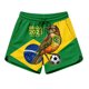 thumbnail image 2 of Women's Football Graphic T-Shirt, Women's Casual Loose Fit Printed Shorts with Pockets - Elastic Waist Drawstring Summer Shorts for Soccer Tournament 2026 Green Size: M, 2 of 5