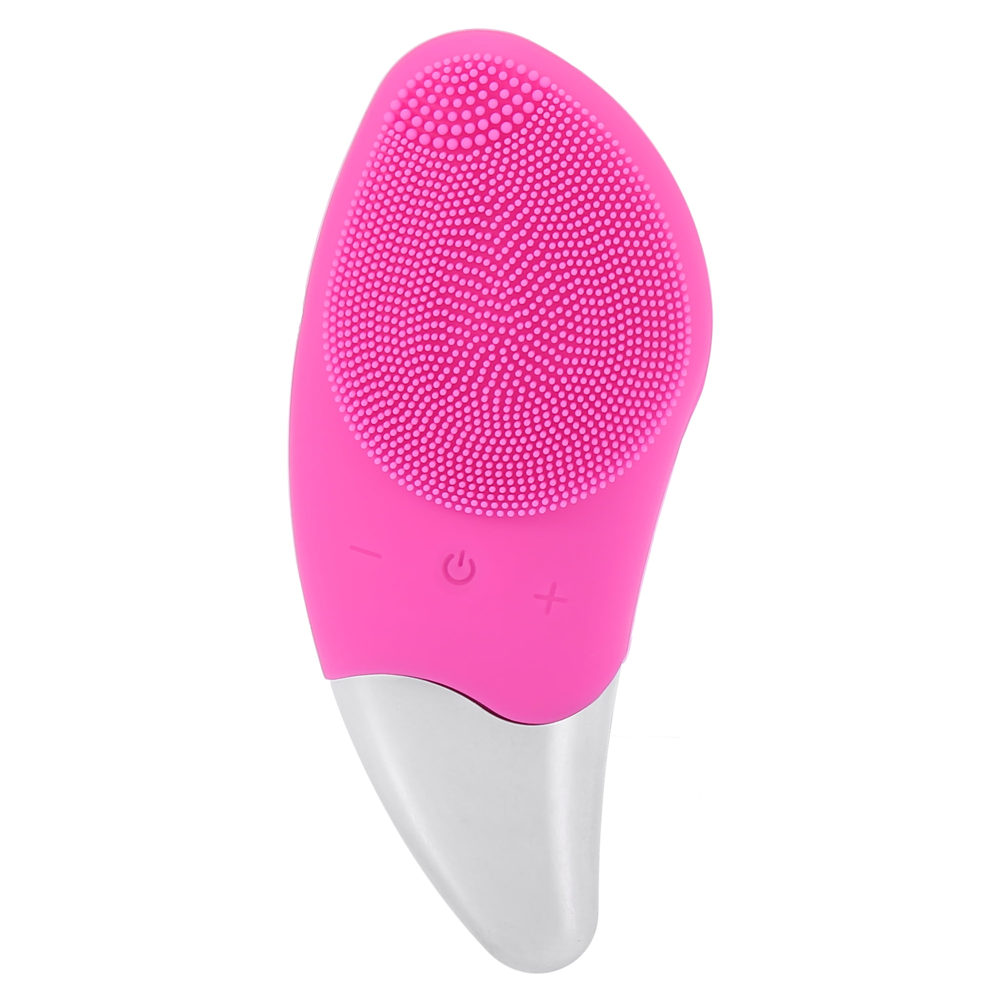 Manual Facial Cleansing Brush Soft Silicone Face Cleaning Waterproof for Women Men Red