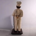 thumbnail image 6 of Chef With Rolling Menu Board Life Size Statue, 6 of 8