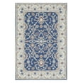 thumbnail image 3 of Rose Traditional Navy Area Rug Rectangle 2' x 3' Rectangle, 3 of 7