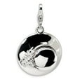 thumbnail image 2 of FB Jewels Sterling Silver 3-D Enameled Hat w/Lobster Clasp Charm, 2 of 2