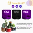 thumbnail image 6 of DONGPAI LED Grow Lights for Indoor Plants, 15W 30W 45W 60W Waterproof Full Spectrum Plant Growing Light for Indoor Plants with Timer, Adjustable Gooseneck for Seedlings Succulents, 6 of 10