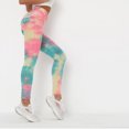 thumbnail image 2 of Aoochasliy Clothes Womens Pants Petite Women's Ink Yoga Tie-Dye Pants Slim And Hip Lifting Exercise Bottom Pants, 2 of 9