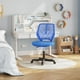 thumbnail image 2 of Songqin Students Desk Chair Low-Back Armless Study Chair Cute with Lumbar Support Adjustable Height for Youth, Blue, 2 of 11