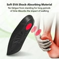 thumbnail image 6 of 1 Pair EVA Orthotic Shoe Inserts Flat Foot Correction Arch Support Insoles for X-O Type Leg Correction Heel Pads Half Pads, 6 of 8