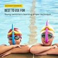thumbnail image 5 of FINIS Stability Snorkel Jr, Ages 6-10, Swim Snorkel, Ocean Blue, 5 of 7