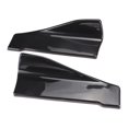 thumbnail image 1 of Universal Car Body Side Skirt Bumper Spoiler Anti-crash modified Rear Lip Angle Splitter Diffuser Carbon Fiber/Black, 1 of 7