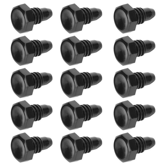 15 pcs Billiard Bottom Rubber Plug Protection Pad Pole Tail Cover Protection Accessories
