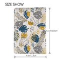 thumbnail image 3 of Pofeuu Hawaiian Style Print Travel Document Organizer Passport Holder Men Women for Family (6.5 in x 4.5 in),Wallet Holder Credit Card Clutch Bag Case, 3 of 5