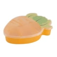 thumbnail image 4 of Cook With Color Orange Plastic Carrot Snack Box with 5 Compartments, 4 of 5