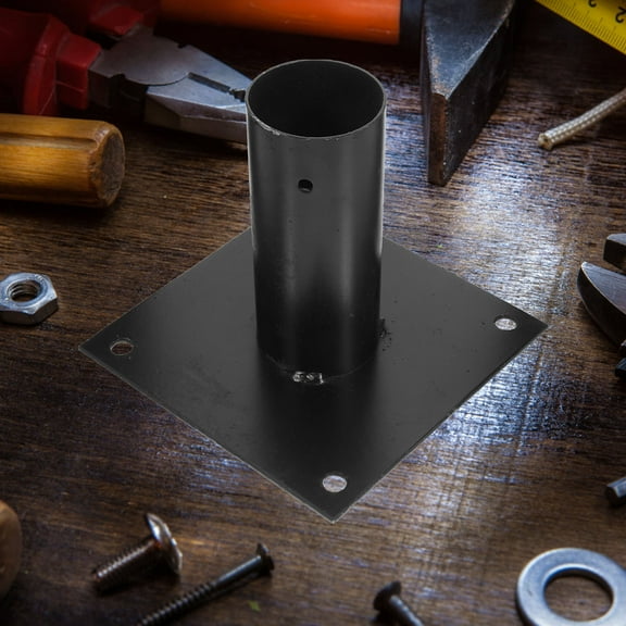 Raindrops 1 Set Heavy Duty Metal Post Bracket Fence Post Support Wood Post Base Anchor Ground Spike For Secure Installation Post Base Bracket Deck Base For Wooden Mailbox