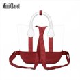 thumbnail image 1 of New obag universal back pack strap Microfiber Fabric Backpack Kit belt for big Classic Mini O bag Mini Claret, 1 of 6