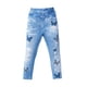thumbnail image 2 of Pantalones largos para niña, leggings con estampado de mezclilla, pantalones largos ajustados para niña, 2 of 6