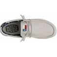 thumbnail image 6 of HEYDUDE HEYDYDE Wally Texas Canvas Off White Men's Size 9, 6 of 7