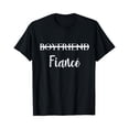 thumbnail image 1 of Boyfriend Fiance Engagement Tee Engaged Couples Gift T-Shirt - As Picture - S, 1 of 2