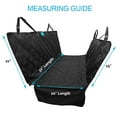 thumbnail image 6 of Duke and Dixie Dog Car Seat Cover Back Hammock Style 100% Waterproof, Nonslip Backing Washable Durable Covers Great for Cars Truck Pet Seat Protector SeatBelt Leash Included, 6 of 8