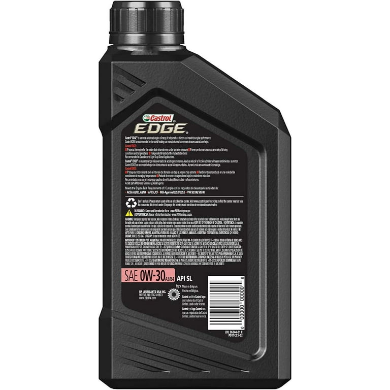 Castrol Edge A3/B4 0W-30 Advanced Full Synthetic Motor Oil