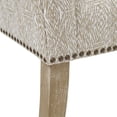 thumbnail image 7 of 49.5 Inch Accent Bench Chair with 4 Wood Legs, Upholstered Bed End Bench with Armrest and Backrest, Small Chair for Living Room Bedroom Dining Room, Multi-color, 7 of 7