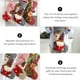 thumbnail image 4 of Medias navideñas decoración de naves calcetines bolsas de regalo para fiestas de Navidad adorno, 4 of 6