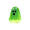 Green, variant on Glow in the Dark Mini Ghost Figurines, Luminous Set of 50 Halloween Tabletop Accents, Gold