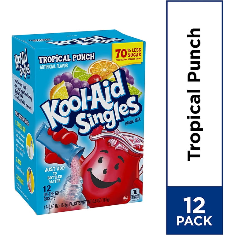 Kool-Aid Singles Tropical Punch, 0.55 oz, 24 Pack photo 8